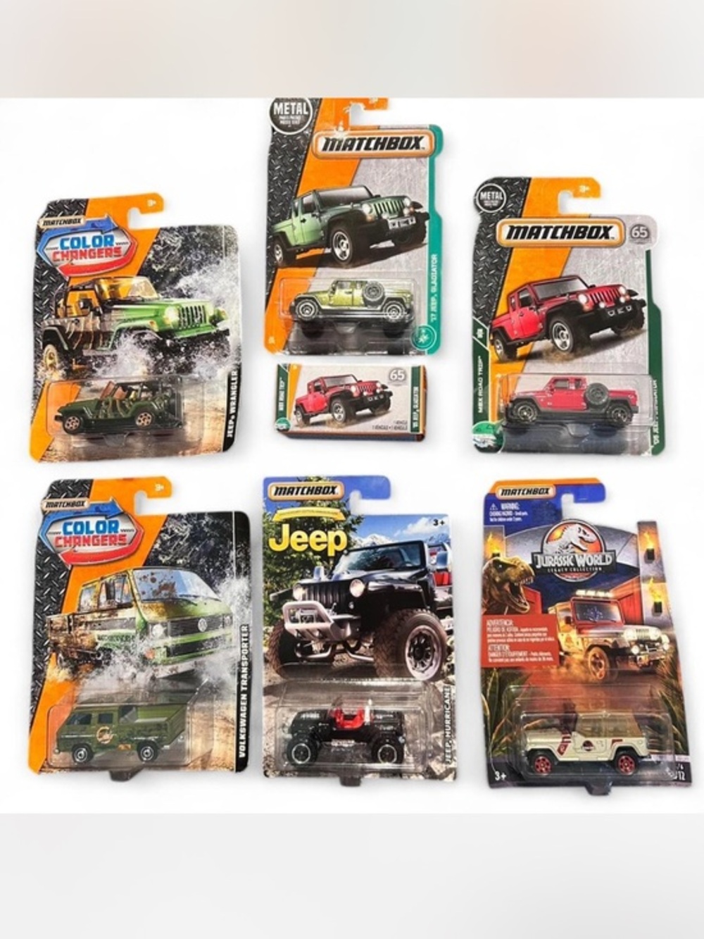 Matchbox JEEP Collection - 7 Car Lot
